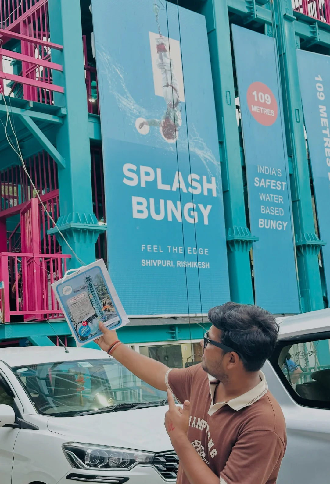 Splash Bungy 109m High Tower Base Station