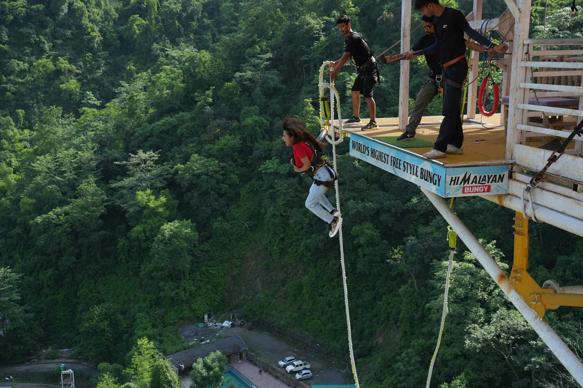 Step-Off Edge from 111m Height above Shivpuri Gorge