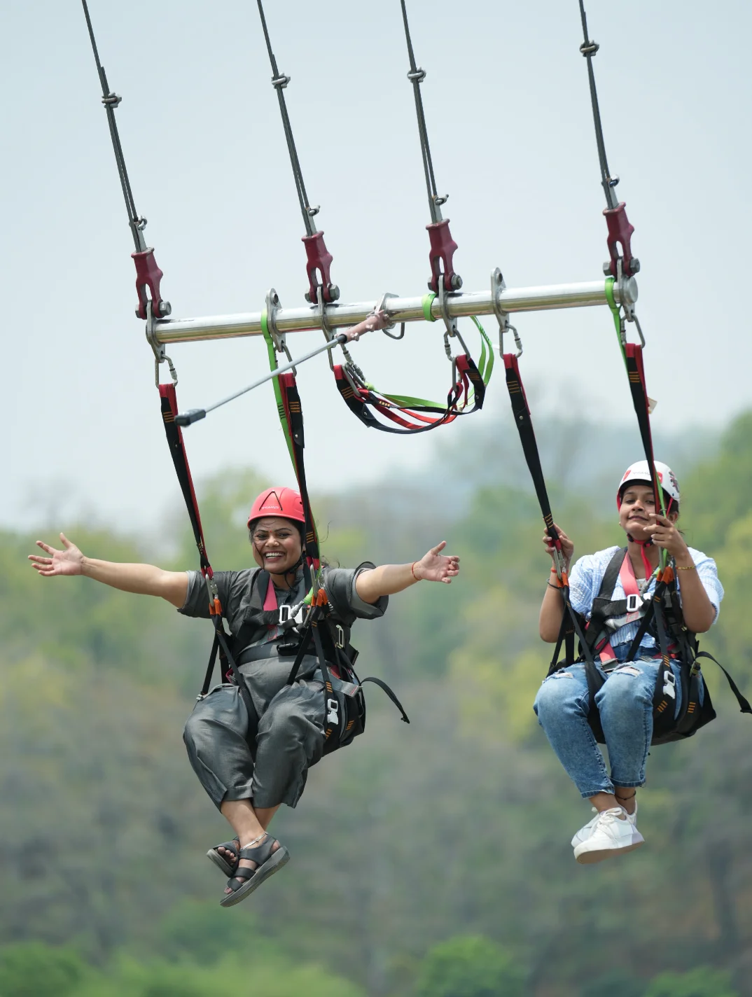 Thrilling Freefall and Pendulum Swing Rush in Jim Corbett
