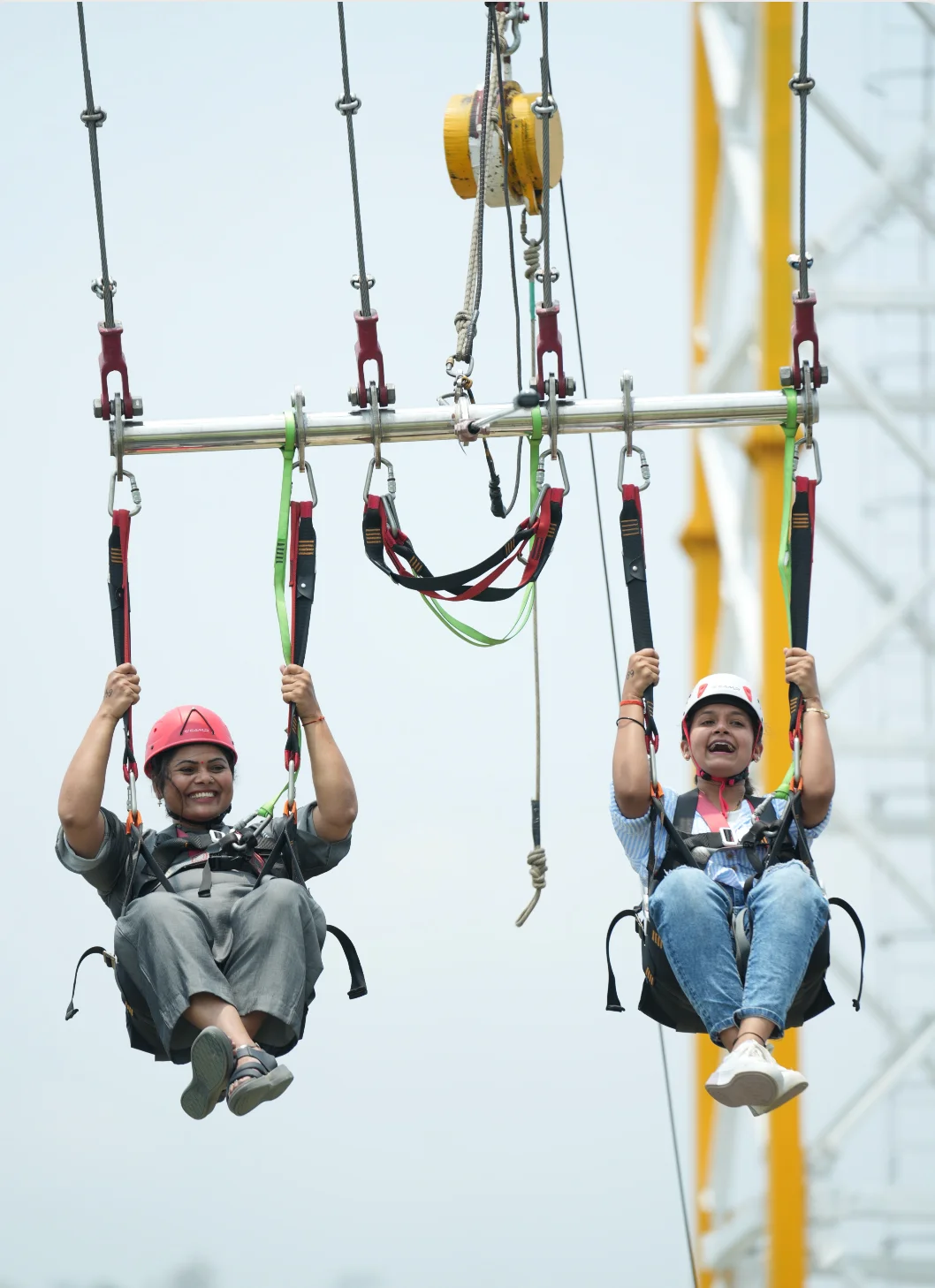 Tandem Swingers Harness Rigged and Ready for Release