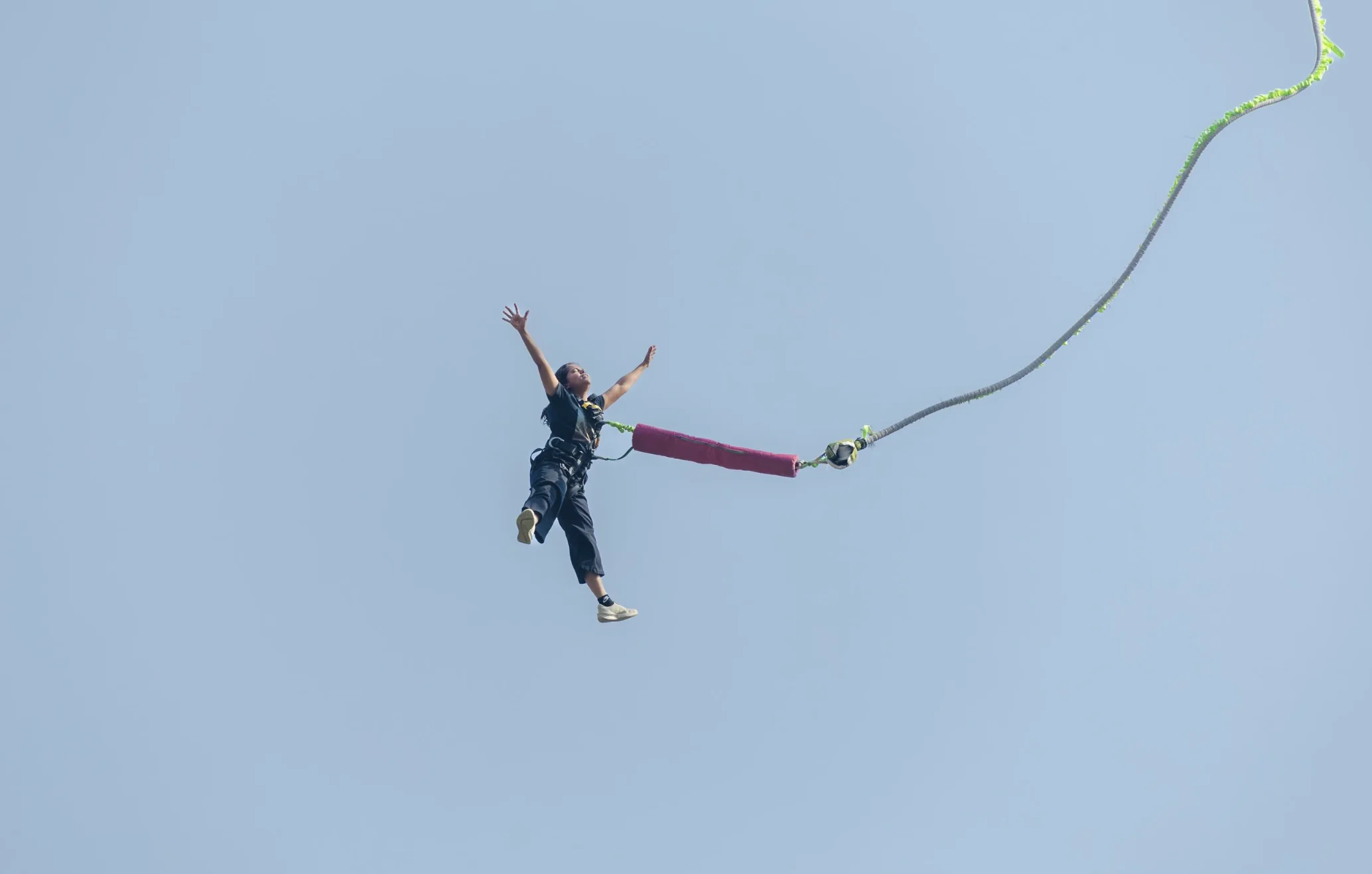 Freestyle Mid-Air Freefall Launch over Devprayag Valley