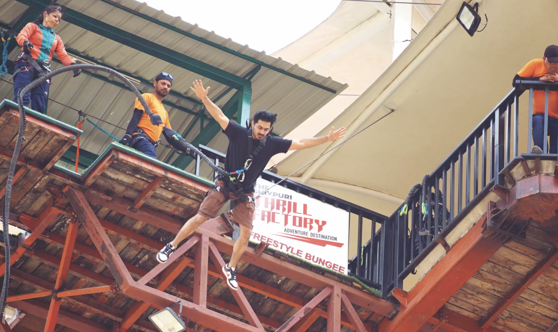 50m Freestyle Bungee Jumping in Rishikesh