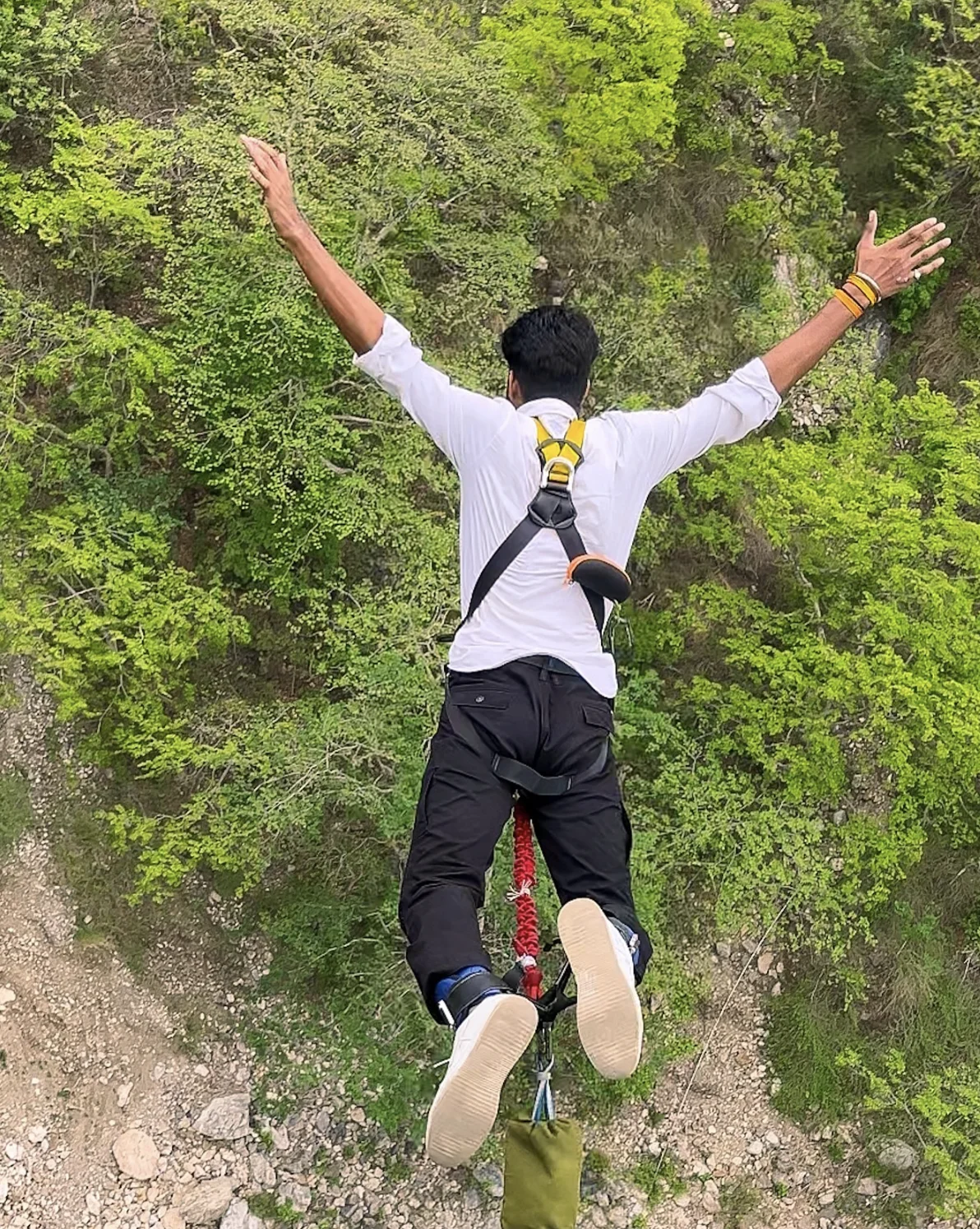 101m Freestyle Bungee Jumping in Jim Corbett
