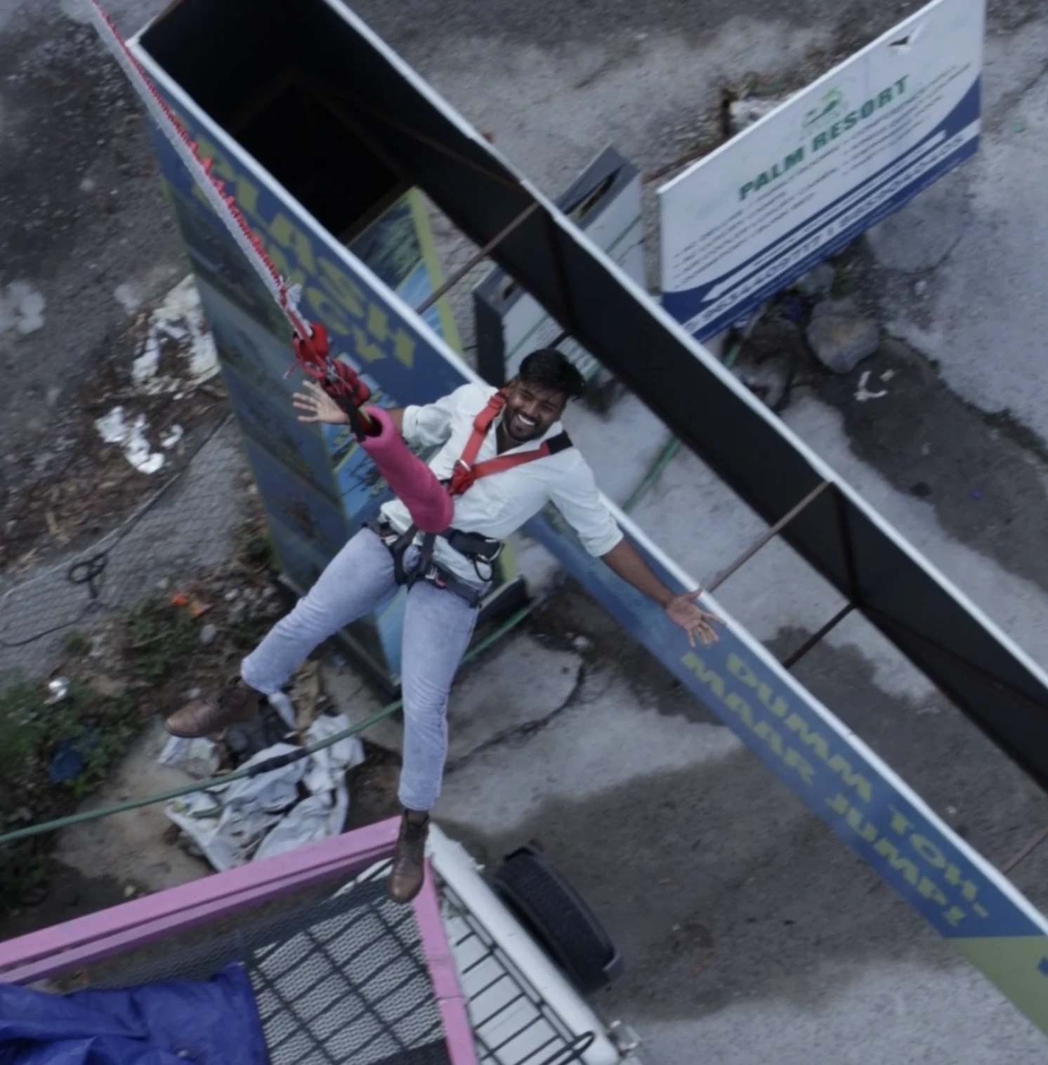 85m Freestyle Bungee Jumping in Rishikesh