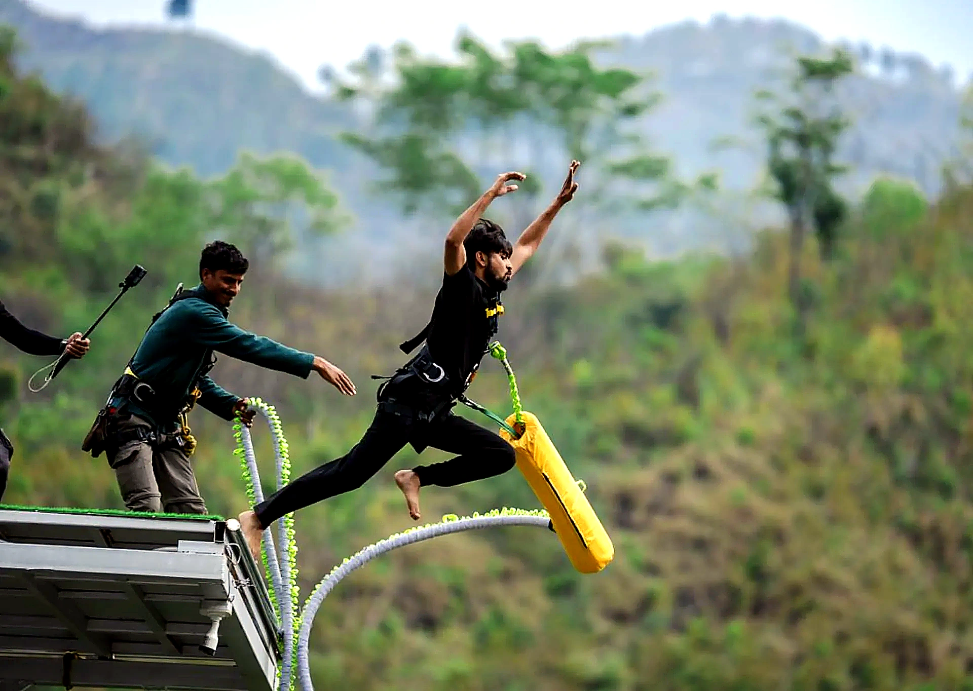 221m Rooftop Bungee Jumping in Devprayag