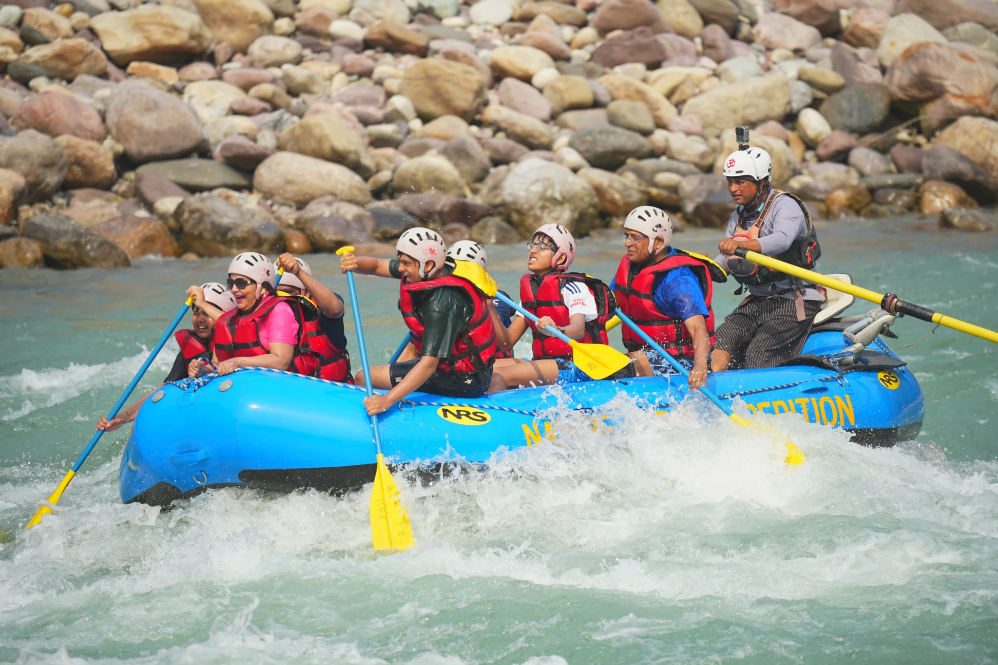 12 Km River Rafting in Rishikesh with Drone Video