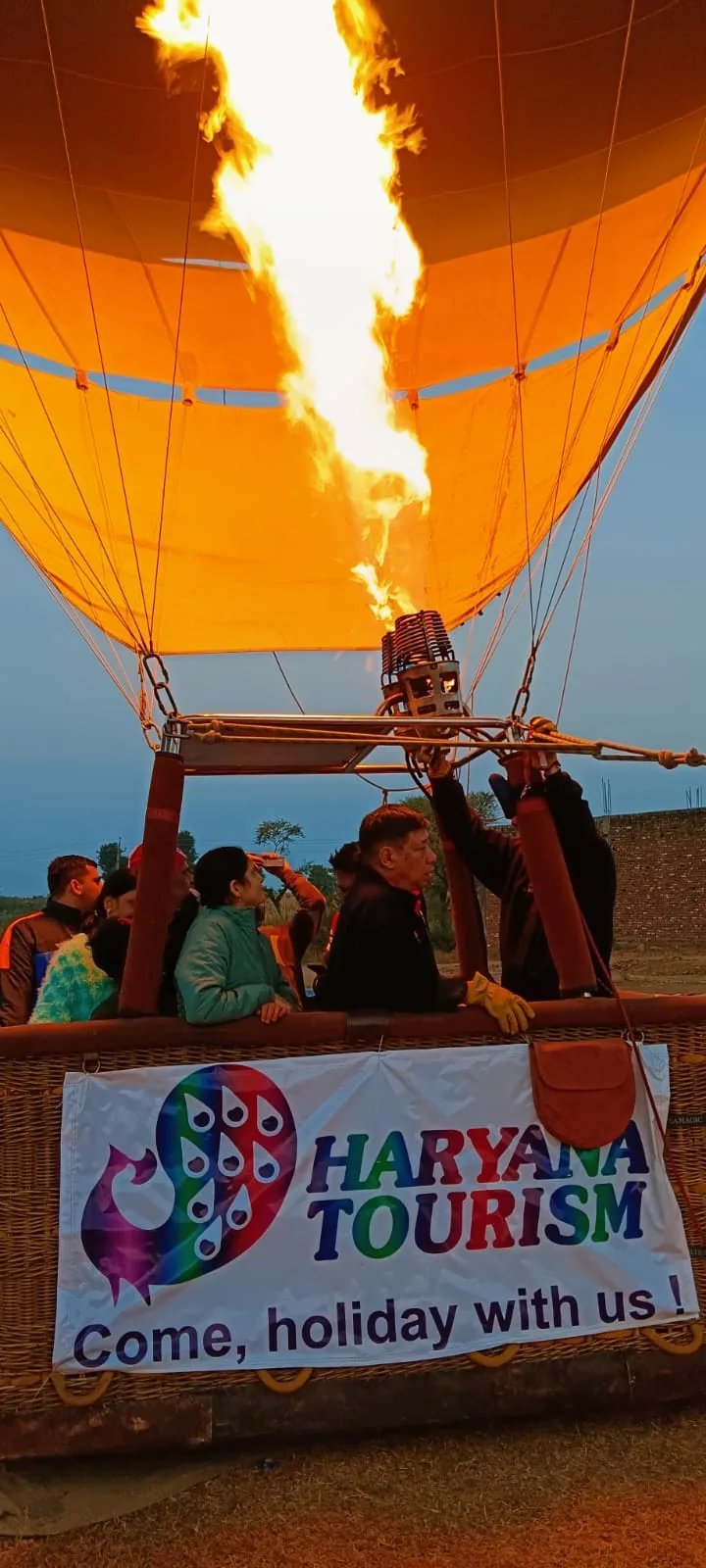 Burner Flame Firing into the Envelope during Pre-Flight Prep