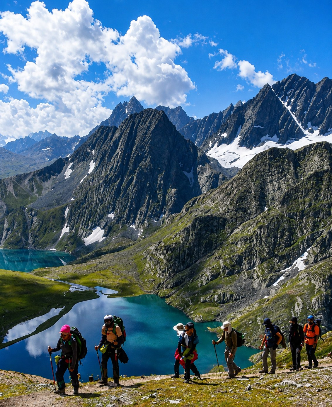 Kashmir Great Lakes 7 Glacial Lakes Trek (7 Days)